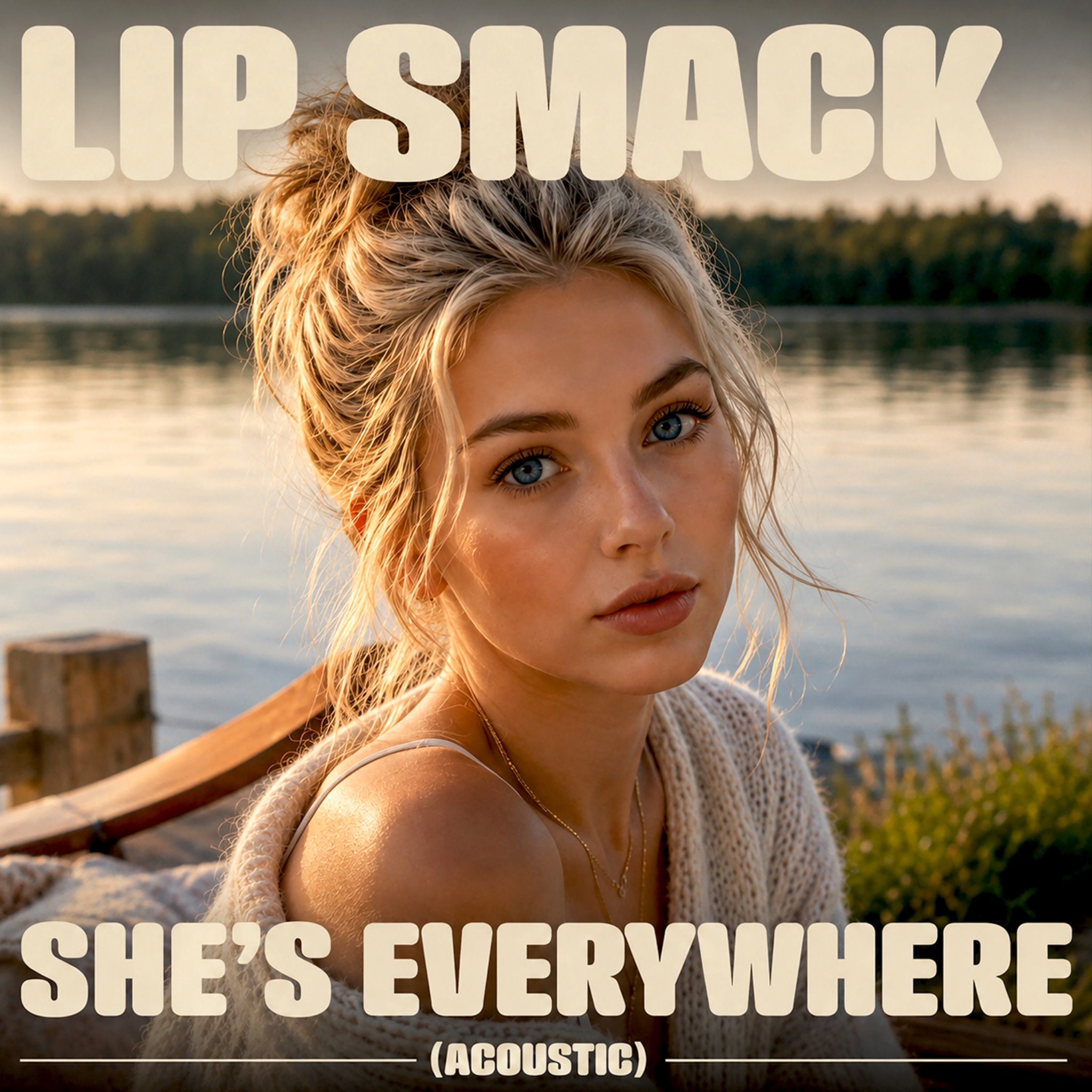 Lip Smack She's Everywhere Acoustic cover with a couple embracing outdoors